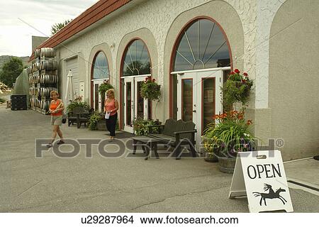 Oliver, Okanagan Valley, British Columbia, Canada, winery View Large Photo Image Picture - Oliver, Okanagan Valley, British Columbia, Canada, winery. Fotosearch