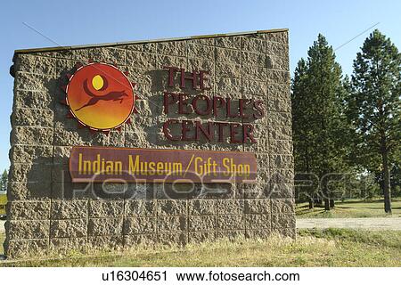 Pablo, MT, Montana, Flathead Indian Reservation, Mission Valley, The People's Center, Indian Museum and Gift shop, entrance sign View Large Photo Image Stock Image - Pablo, MT, Montana, Flathead Indian Reservation, Mission Valley, The People's Center, Indian Museum and Gift shop, entrance sign. Fotosearch