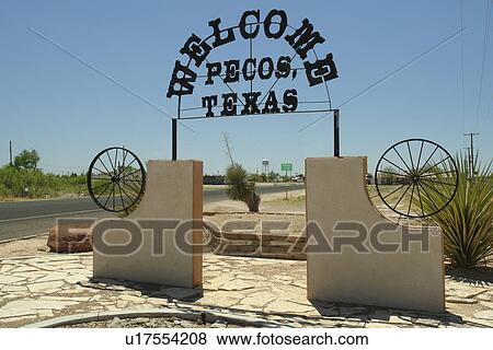Pecos, Texas, TX, View Large Photo Image Stock Photo - Pecos, Texas, TX, . Fotosearch