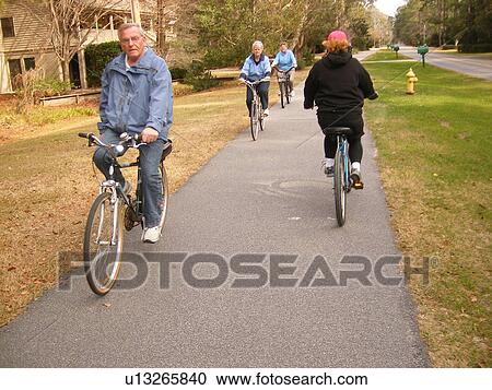 people biking on recreation path, Hilton Head Island, Low Country, South Carolina, SC View Large Photo Image Stock Image - people biking on recreation path, Hilton Head Island, Low Country, South Carolina, SC. Fotosearch