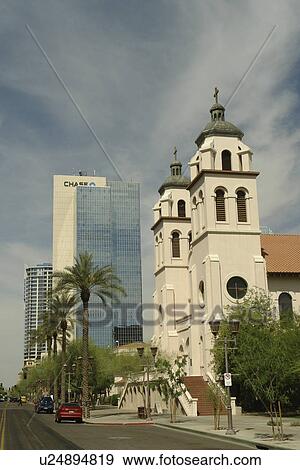 Phoenix, Arizona, AZ, View Large Photo Image Stock Photo - Phoenix, Arizona, AZ, . Fotosearch