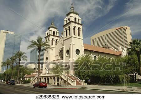 Phoenix, Arizona, AZ, View Large Photo Image Stock Photograph - Phoenix, Arizona, AZ, . Fotosearch