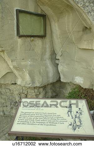 Pompeys Pillar National Monument, MT, Montana, William Clark inscription on stone, July 25, 1806, National Historic Landmark View Large Photo Image Stock Image - Pompeys Pillar National Monument, MT, Montana, William Clark inscription on stone, July 25, 1806, National Historic Landmark. Fotosearch