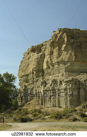 Pompeys Pillar National Monument, MT, Montana, View Large Photo Image Stock Image - Pompeys Pillar National Monument, MT, Montana, . Fotosearch