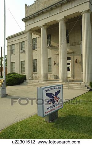 Stock Image -  Princeton, WV, West Virginia, Those Who Served War Museum. Fotosearch