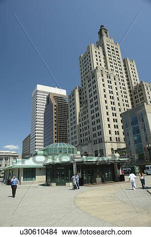 Picture -  Providence, RI, Rhode Island, Downtown. Fotosearch