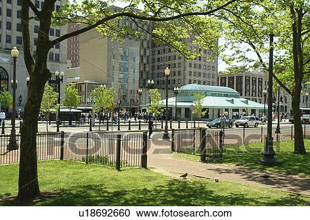 Stock Image -  Providence, RI, Rhode Island, Downtown. Fotosearch