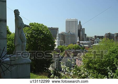Providence, RI, Rhode Island, Downtown Skyline View Large Photo Image Stock Photo - Providence, RI, Rhode Island, Downtown Skyline. Fotosearch