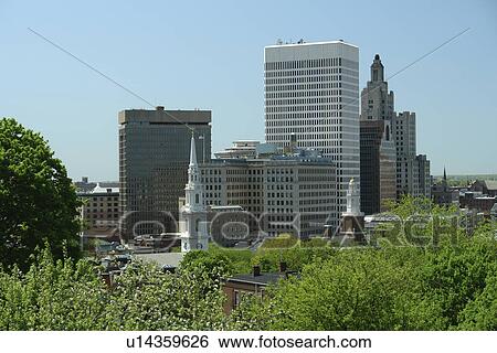 Providence, RI, Rhode Island, Downtown Skyline View Large Photo Image Stock Photograph - Providence, RI, Rhode Island, Downtown Skyline. Fotosearch