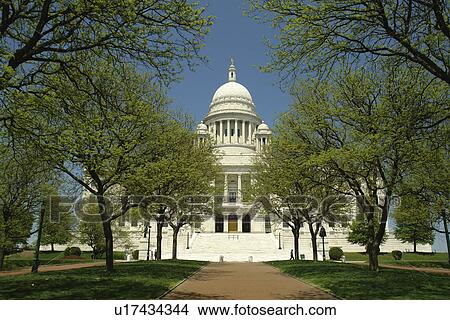 Providence, RI, Rhode Island, Downtown, State Capitol Building, State House View Large Photo Image Picture - Providence, RI, Rhode Island, Downtown, State Capitol Building, State House. Fotosearch