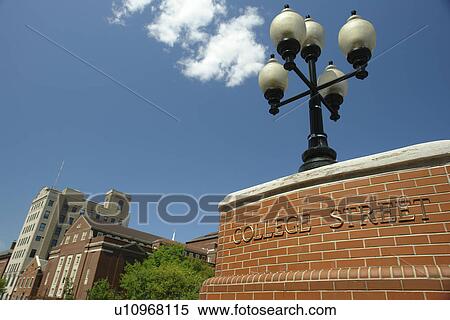 Stock Photography -  Providence, RI, Rhode Island, Downtown, College Street. Fotosearch