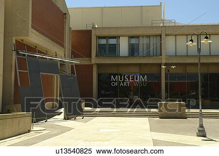 Stock Photography -  Pullman, WA, Washington, Washington State University, Fine Arts Center, Museum of Art. Fotosearch