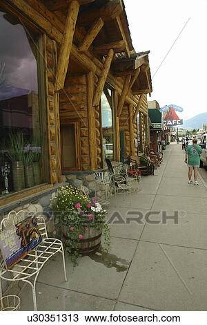 Red Lodge, MT, Montana, downtown, Main Street View Large Photo Image Stock Image - Red Lodge, MT, Montana, downtown, Main Street. Fotosearch