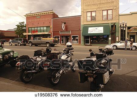Red Lodge, MT, Montana, downtown, Main Street View Large Photo Image Stock Photograph - Red Lodge, MT, Montana, downtown, Main Street. Fotosearch