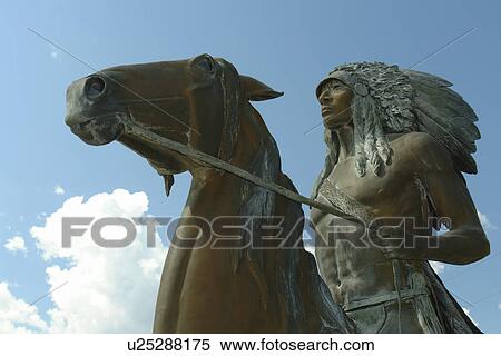 Red Lodge, MT, Montana, statue of Indian on horseback View Large Photo Image Stock Photography - Red Lodge, MT, Montana, statue of Indian on horseback. Fotosearch