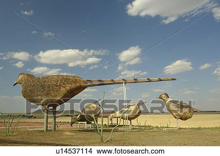 Regent, ND, North Dakota, The Enchanted Highway, World's Largest Scrap Metal Sculptures, Pheasants on the Prairie View Large Photo Image Picture - Regent, ND, North Dakota, The Enchanted Highway, World's Largest Scrap Metal Sculptures, Pheasants on the Prairie. Fotosearch