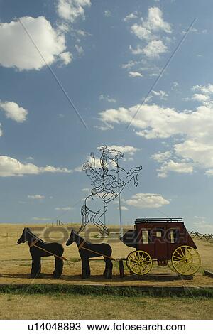 Regent, ND, North Dakota, The Enchanted Highway, World's Largest Scrap Metal Sculptures, Teddy Rides Again View Large Photo Image Stock Image - Regent, ND, North Dakota, The Enchanted Highway, World's Largest Scrap Metal Sculptures, Teddy Rides Again. Fotosearch