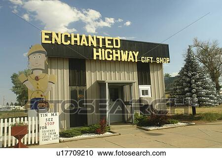 Regent, ND, North Dakota, The Enchanted Highway, World's Largest Scrap Metal Sculptures, Gift Shop View Large Photo Image Stock Image - Regent, ND, North Dakota, The Enchanted Highway, World's Largest Scrap Metal Sculptures, Gift Shop. Fotosearch