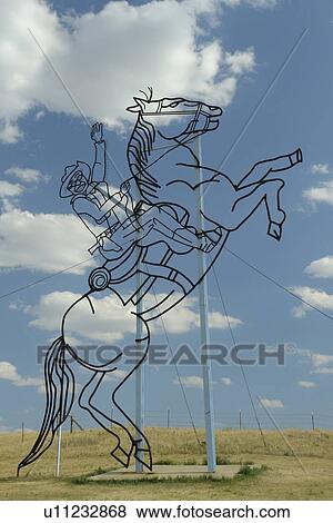 Regent, ND, North Dakota, The Enchanted Highway, World's Largest Scrap Metal Sculptures, Teddy Rides Again View Large Photo Image Stock Photo - Regent, ND, North Dakota, The Enchanted Highway, World's Largest Scrap Metal Sculptures, Teddy Rides Again. Fotosearch