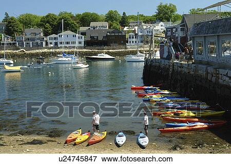 Rockport, MA, Massachusetts, Cape Ann, harbor View Large Photo Image Stock Photo - Rockport, MA, Massachusetts, Cape Ann, harbor. Fotosearch