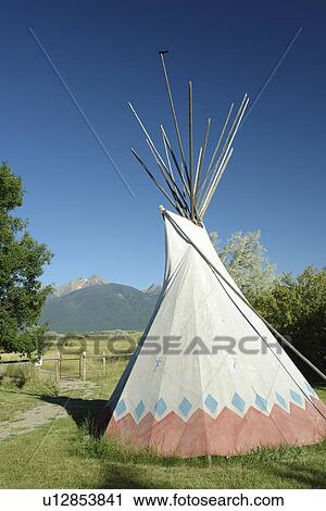 Ronan, MT, Montana, Flathead Indian Reservation, Mission Valley, Ninepipes Museum of Early Montana, tepee View Large Photo Image Stock Image - Ronan, MT, Montana, Flathead Indian Reservation, Mission Valley, Ninepipes Museum of Early Montana, tepee. Fotosearch