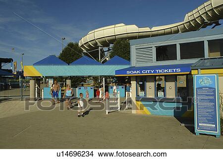 Sandusky, OH, Ohio, Cedar Point, Amusement Park, Soak City View Large Photo Image Picture - Sandusky, OH, Ohio, Cedar Point, Amusement Park, Soak City. Fotosearch