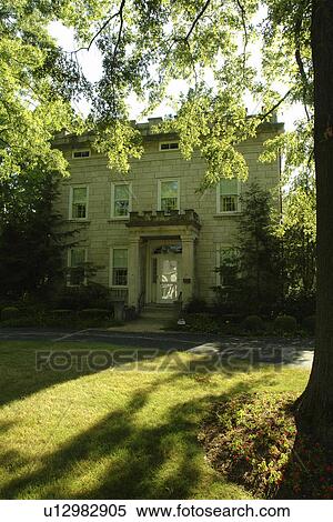 Stock Photography -  Sandusky, OH, Ohio, Eleutheros Cooke House & Garden. Fotosearch