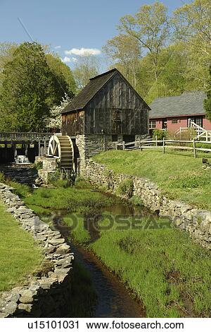 Stock Image -  Saunderstown, RI, Rhode Island, Gilbert Stuart Birthplace and Museum. Fotosearch
