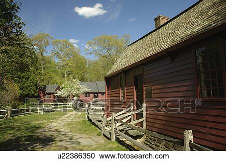 Stock Image -  Saunderstown, RI, Rhode Island, Gilbert Stuart Birthplace and Museum. Fotosearch