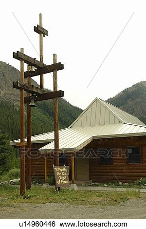 Silver Gate/Cooke City, MT, Montana, Mt Republic Chapel of Peace View Large Photo Image Stock Photograph - Silver Gate/Cooke City, MT, Montana, Mt Republic Chapel of Peace. Fotosearch