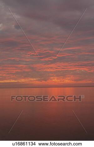 Sleeping Bear Dunes National Lakeshore, MI, Michigan, Lake Michigan, sunset View Large Photo Image Picture - Sleeping Bear Dunes National Lakeshore, MI, Michigan, Lake Michigan, sunset. Fotosearch
