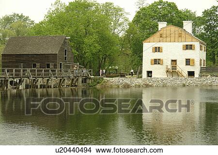 Sleepy Hollow, NY, New York, Hudson Valley, Westchester, Philipsburg Manor View Large Photo Image Picture - Sleepy Hollow, NY, New York, Hudson Valley, Westchester, Philipsburg Manor. Fotosearch