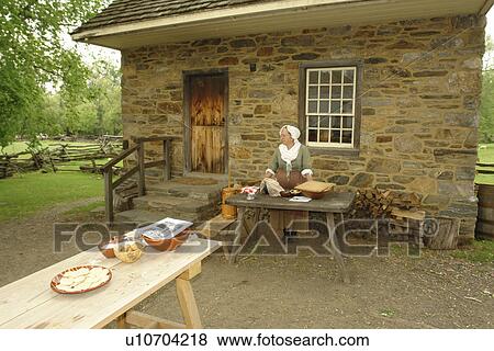 Stock Photo -  Sleepy Hollow, NY, New York, Hudson Valley, Westchester, Philipsburg Manor. Fotosearch