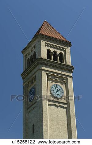 Spokane, WA, Washington, Clock Tower, Riverfront Park View Large Photo Image Stock Image - Spokane, WA, Washington, Clock Tower, Riverfront Park. Fotosearch