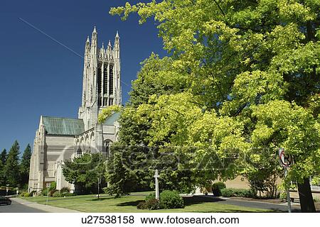 Spokane, WA, Washington, downtown, Cathedral of St. John the Evangelist View Large Photo Image Stock Photo - Spokane, WA, Washington, downtown, Cathedral of St. John the Evangelist. Fotosearch