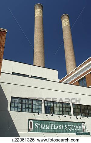 Spokane, WA, Washington, downtown, Tower at Steam Plant Square View Large Photo Image Stock Photograph - Spokane, WA, Washington, downtown, Tower at Steam Plant Square. Fotosearch