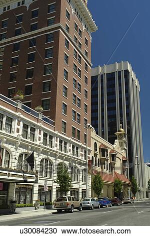 Stock Image -  Spokane, WA, Washington, downtown, The Davenport Hotel 1914. Fotosearch