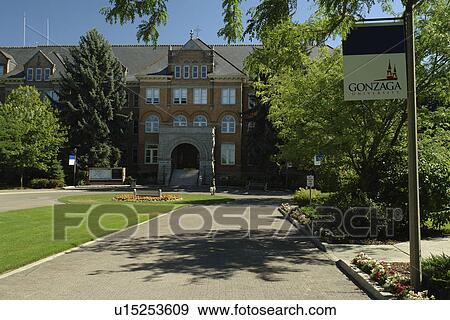 Spokane, WA, Washington, Gonzaga University, Administration Building View Large Photo Image Stock Photo - Spokane, WA, Washington, Gonzaga University, Administration Building. Fotosearch
