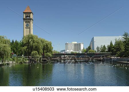 Spokane, WA, Washington, Spokane River, Riverfront Park View Large Photo Image Stock Image - Spokane, WA, Washington, Spokane River, Riverfront Park. Fotosearch