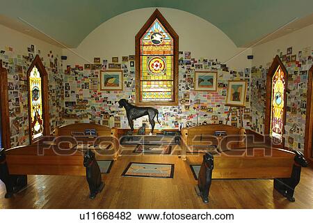 St. Johnsbury, VT, Vermont, Stephen Huneck's Dog Chapel, museum View Large Photo Image Stock Image - St. Johnsbury, VT, Vermont, Stephen Huneck's Dog Chapel, museum. Fotosearch