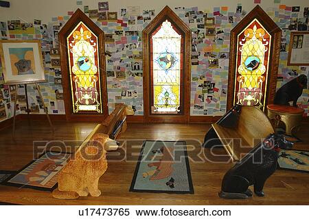 St. Johnsbury, VT, Vermont, Stephen Huneck's Dog Chapel, museum View Large Photo Image Stock Photography - St. Johnsbury, VT, Vermont, Stephen Huneck's Dog Chapel, museum. Fotosearch