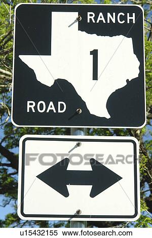 Stock Photography -  Stonewall, Texas, TX, Hill Country Ranch road 1. Fotosearch