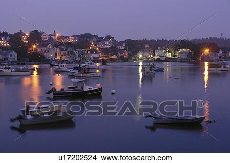 Stonington, ME, Maine, Deer Isle, fishing harbor, evening View Large Photo Image Picture - Stonington, ME, Maine, Deer Isle, fishing harbor, evening. Fotosearch