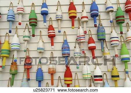 Stonington, ME, Maine, Deer Isle, lobster fishing buoys View Large Photo Image Stock Image - Stonington, ME, Maine, Deer Isle, lobster fishing buoys. Fotosearch