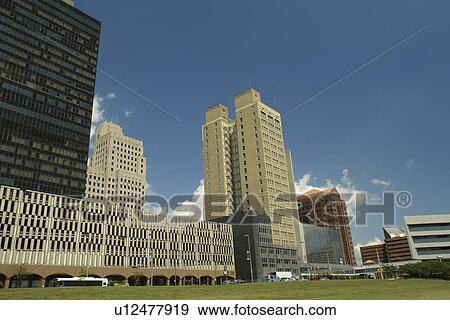 Stock Photo -  Toledo, OH, Ohio, Downtown Skyline, Promenade Park. Fotosearch