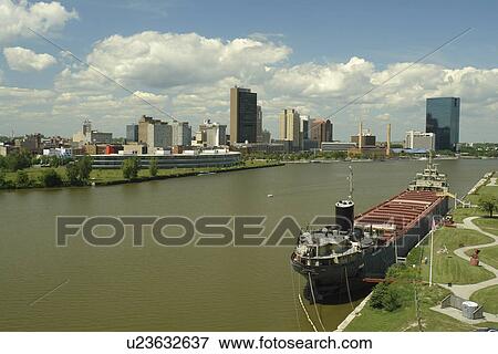 Toledo, OH, Ohio, Maumee River, SS Willis B. Boyer, downtown skyline View Large Photo Image Stock Photo - Toledo, OH, Ohio, Maumee River, SS Willis B. Boyer, downtown skyline. Fotosearch