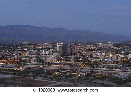 Tucson, Arizona, AZ, View Large Photo Image Stock Image - Tucson, Arizona, AZ, . Fotosearch