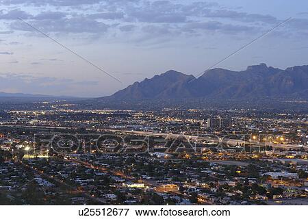 Tucson, Arizona, AZ, View Large Photo Image Stock Photo - Tucson, Arizona, AZ, . Fotosearch