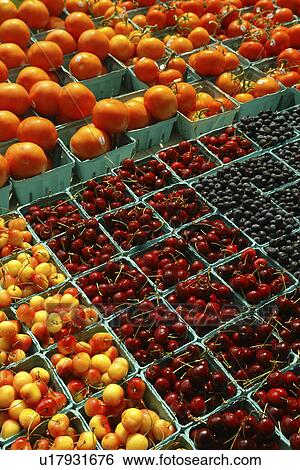 Upstate, NY, New York, Farmer's Market, berries, produce View Large Photo Image Stock Photograph -  Upstate, NY, New York, Farmer's Market, berries, produce. Fotosearch