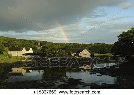 Waldoboro, ME, Maine, rainbow View Large Photo Image Stock Photo - Waldoboro, ME, Maine, rainbow. Fotosearch